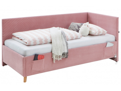 Růžová dětská postel Meise Möbel Cool II. 120 x 200 cm
