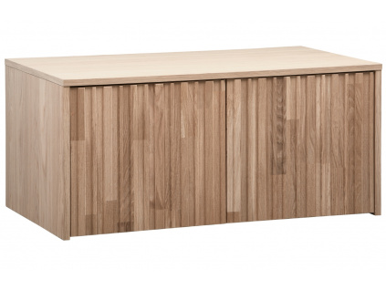 Dřevěná lavice s úložným prostorem Gravia 88 cm