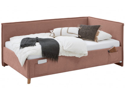Růžová dětská postel Meise Möbel Fun II. 90 x 200 cm