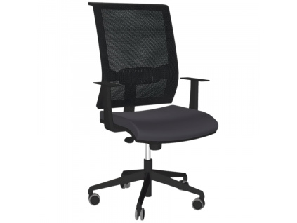 Černá kancelářská židle EVA.II III.