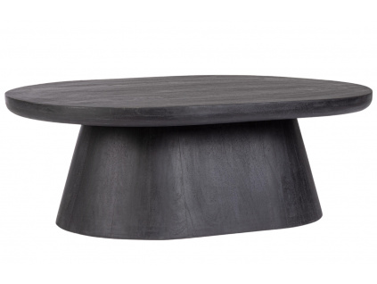Černý dřevěný konferenční stůl BIZZOTTO FUJI 90x65 cm