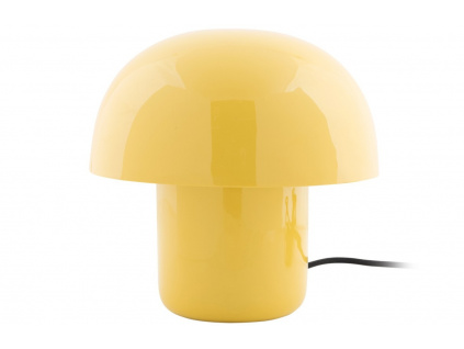 Žlutá kovová stolní lampa Champignon mini