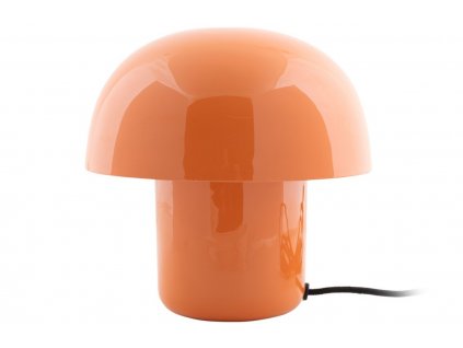 Oranžová kovová stolní lampa Champignon mini