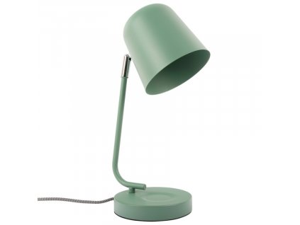 Zelená kovová stolní lampa Enio