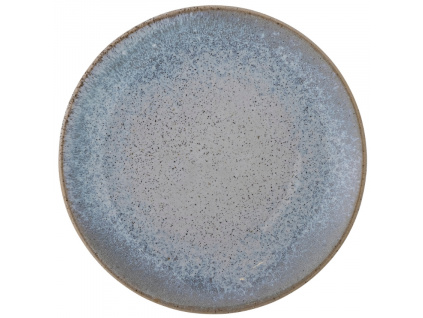 Modrý kameninový talíř Bloomingville Paula 20 cm