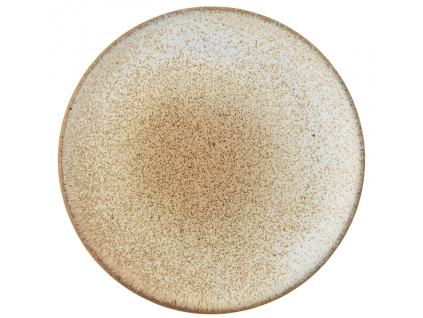 Béžový kameninový talíř Bloomingville Paula 20 cm