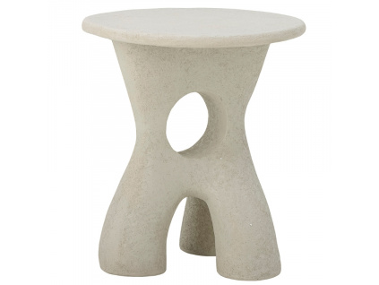 Bílý odkládací stolek Bloomingville Amiee 37,5 cm