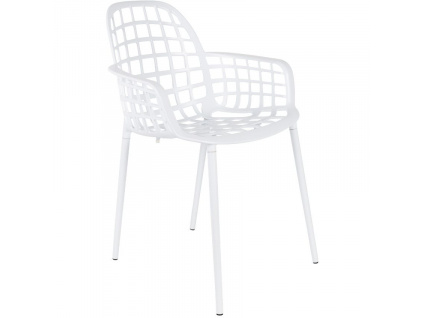 Bílá stohovatelná kovová židle ZUIVER ALBERT KUIP GARDEN848x848
