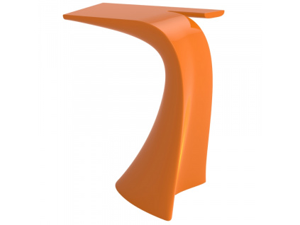 Oranžový plastový barový stůl WING 76 x 50 cm