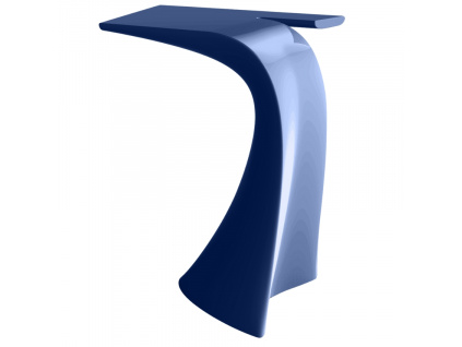 Modrý plastový barový stůl WING 76 x 50 cm