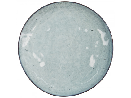 Modrošedý kameninový talíř Rustic 27,5 cm