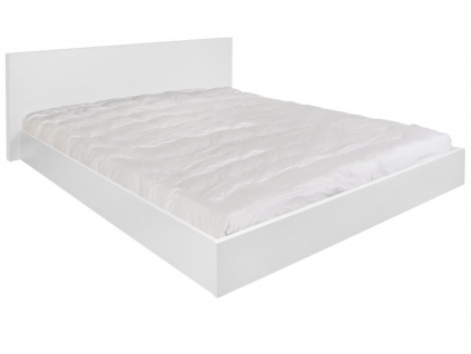 Bílá dvoulůžková postel TEMAHOME Float 160 x 200 cm