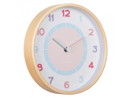 Barevné nástěnné hodiny Colorea 25 cm II