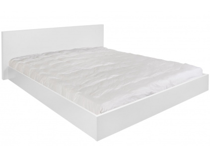 Bílá dvoulůžková postel TEMAHOME Float 180 x 200 cm