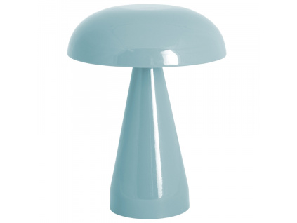 Modrá kovová stolní LED lampa Rory
