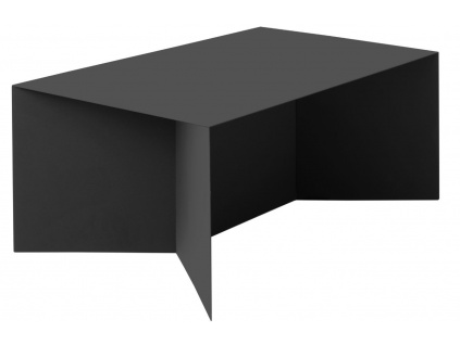 Černý kovový konferenční stolek Elion 100x60 cm