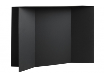 Černý kovový toaletní stolek Elion 100 cm