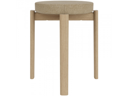 Béžová bouclé stolička AUDO PASSAGE 47,5 cm
