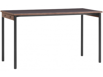 Hnědý dubový jídelní stůl AUDO CO 140 x 70 cm