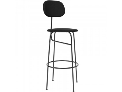 Černá čalouněná barová židle AUDO AFTEROOM 73,5 cm
