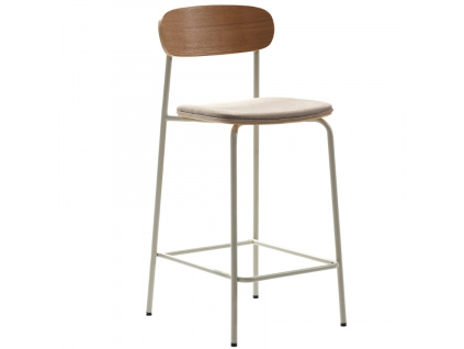 Béžová barová židle Marckeric Adriana 66 cm