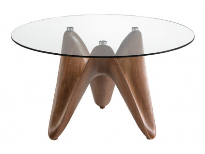 Skleněný jídelní stůl Angel Cerdá No. 1126, 130 cm