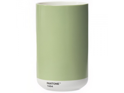 Pastelově zelená keramická váza Pantone Pastel Green 7494 17 cm