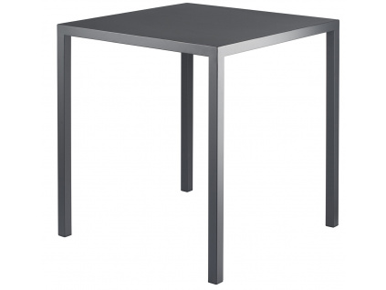 Černý kovový zahradní stůl MARA IVO 80x80 cm