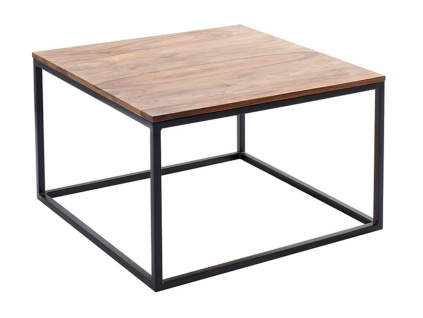 Masivní sheeshamový konferenční stolek Giraco 70x70 cm
