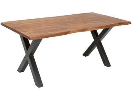 Masivní akátový jídelní stůl Holz X II 160x88cm