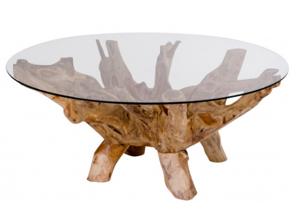 Teakový konferenční stolek Falun 110 cm