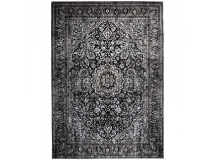 Černý koberec WLL Chi 160x230 cm s orientálními vzory