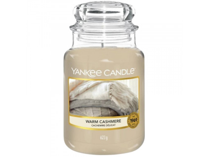 Velká vonná svíčka Yankee Candle Warm Cashmere