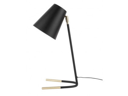 Černá kovová stolní lampa Noemi