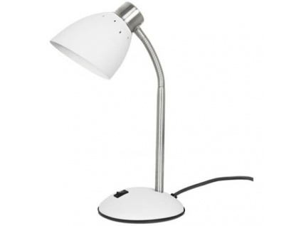 Bílá kovová stolní lampa Colet