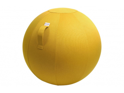Hořčicově žlutý sedací / gymnastický míč  VLUV LEIV Ø 75 cm