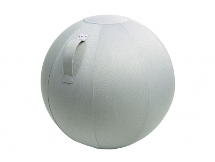 Stříbrný sedací / gymnastický míč  VLUV LEIV Ø 75 cm