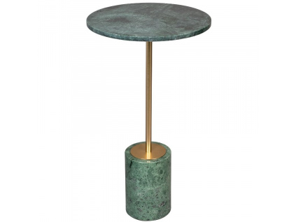 Zelený mramorový odkládací stolek DUTCHBONE Gunnar 37,5 cm