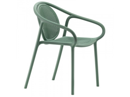 Zelená plastová jídelní židle Remind 3735