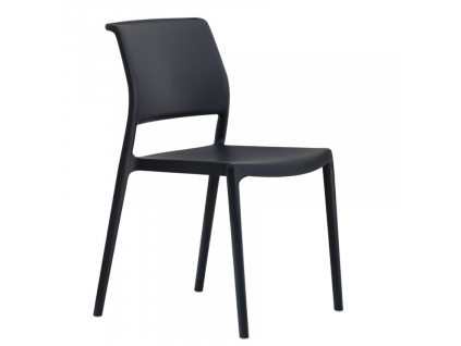 Černá plastová jídelní židle Ara 310