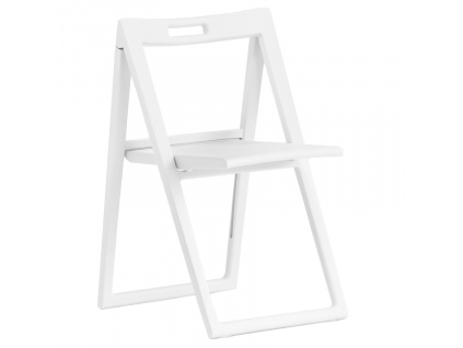 Bílá plastová skládací židle Enjoy 460