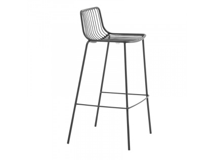 Černá kovová barová židle Nolita 3658 75 cm
