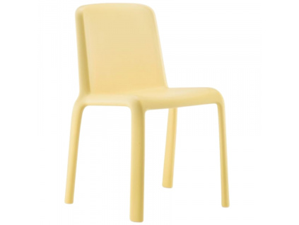 Dětská žlutá plastová židle Snow 303