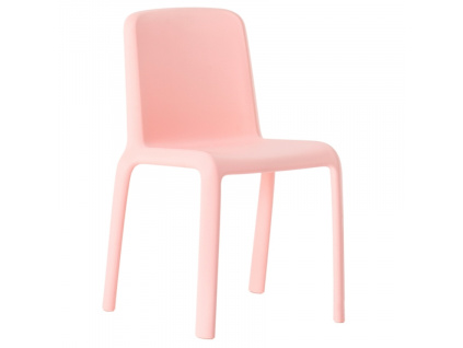 Dětská růžová plastová židle Snow 303