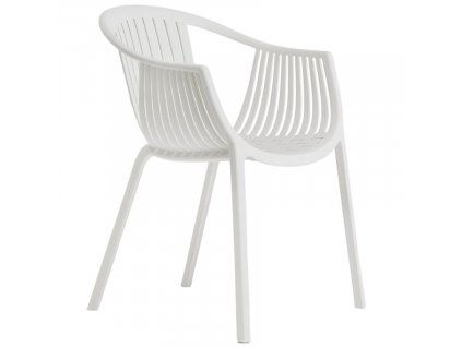 Bílá plastová židle Tatami 306