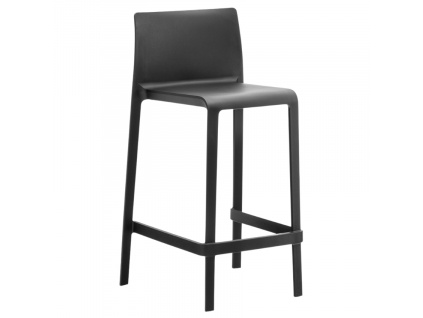 Černá plastová barová židle Volt 677 66 cm