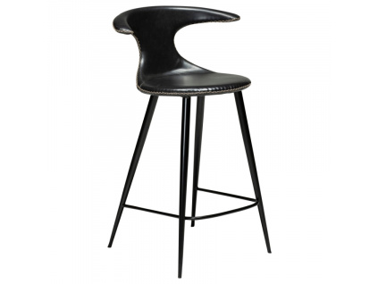 Vintage černá barová židle DAN-FORM Flair 65 cm
