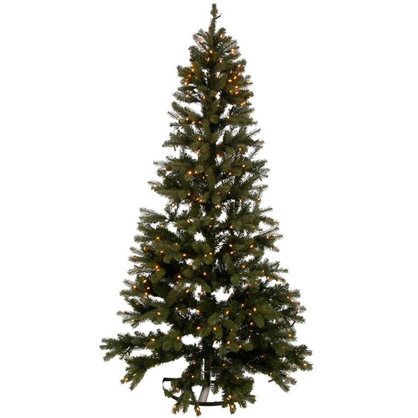 Umělý vánoční strom s LED světlem J-Line Arcai 1/2, 225 cm