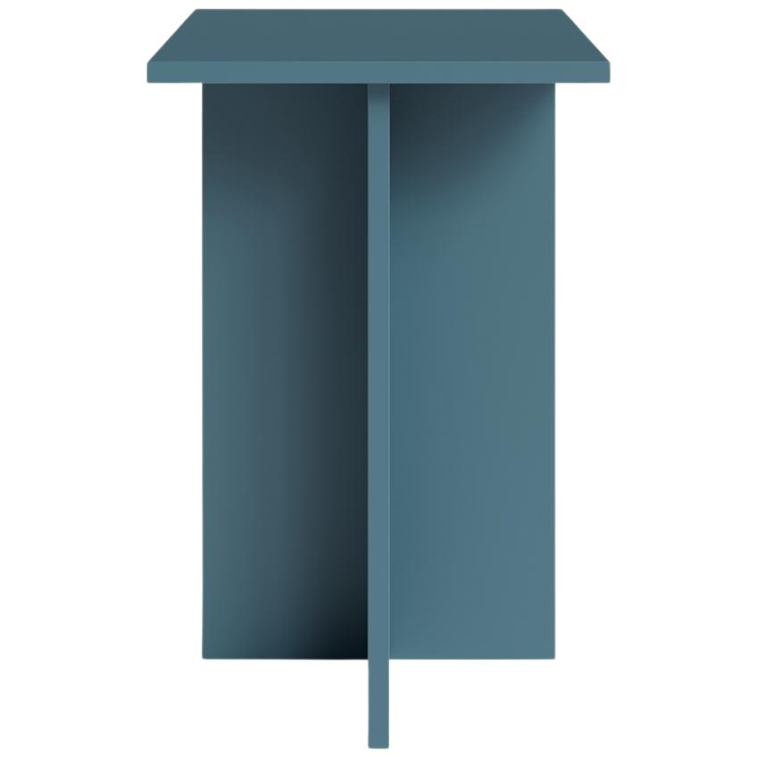 Petrolejově modrý vysoký odkládací stolek MOJO MINIMAL 39,5 x 39,5 cm