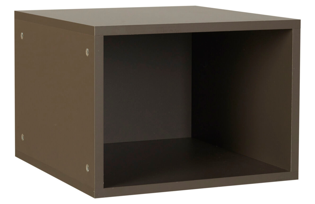 Tmavě hnědý doplňkový box do skříně Quax Cocoon 33 x 48 cm